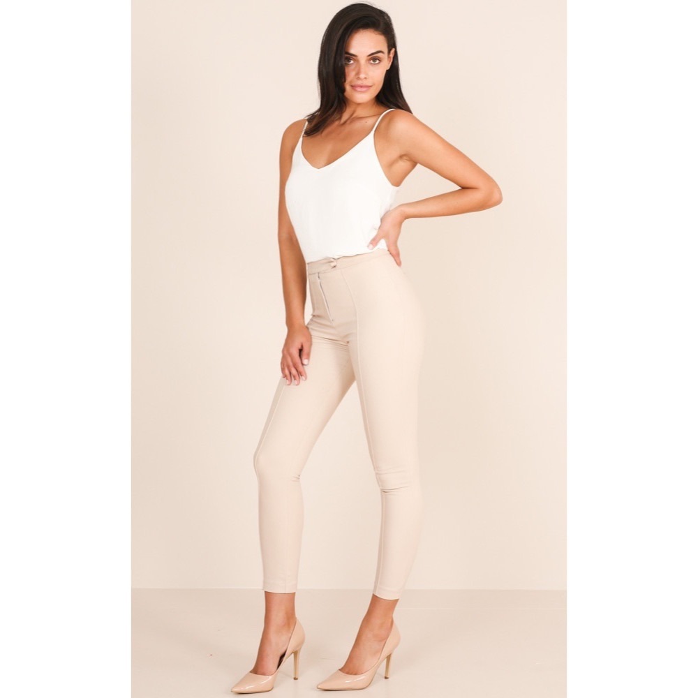 Showpo | hierarchy pants in beige